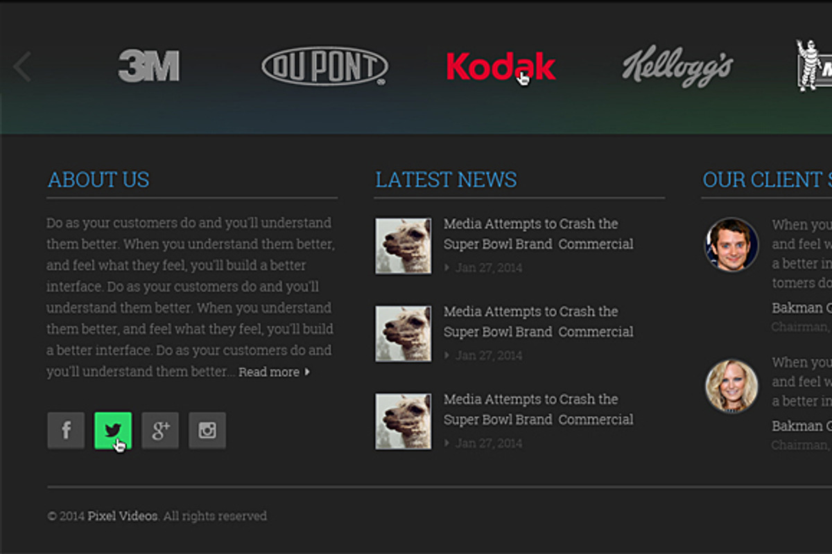 Digital Studio PSD Template, a Websites & App Template by Thekeypixel (Photo 2 of 5)