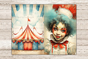 Circus Junk Journal Paper | Carnival, a Person Illustration by GlamArtZhanna (Thumbnail 3 of 10)