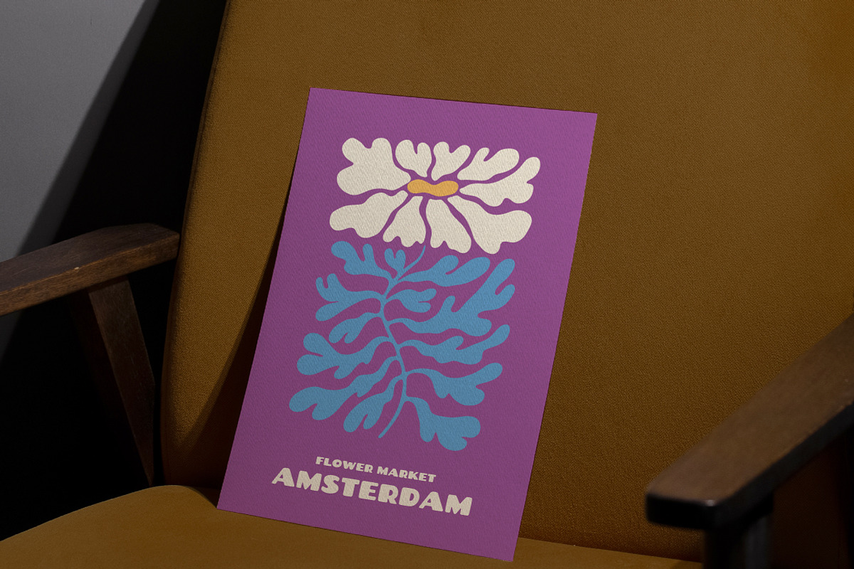Floral Print Posters, an Object Graphic by DesignThatMatters (Photo 7 of 11)