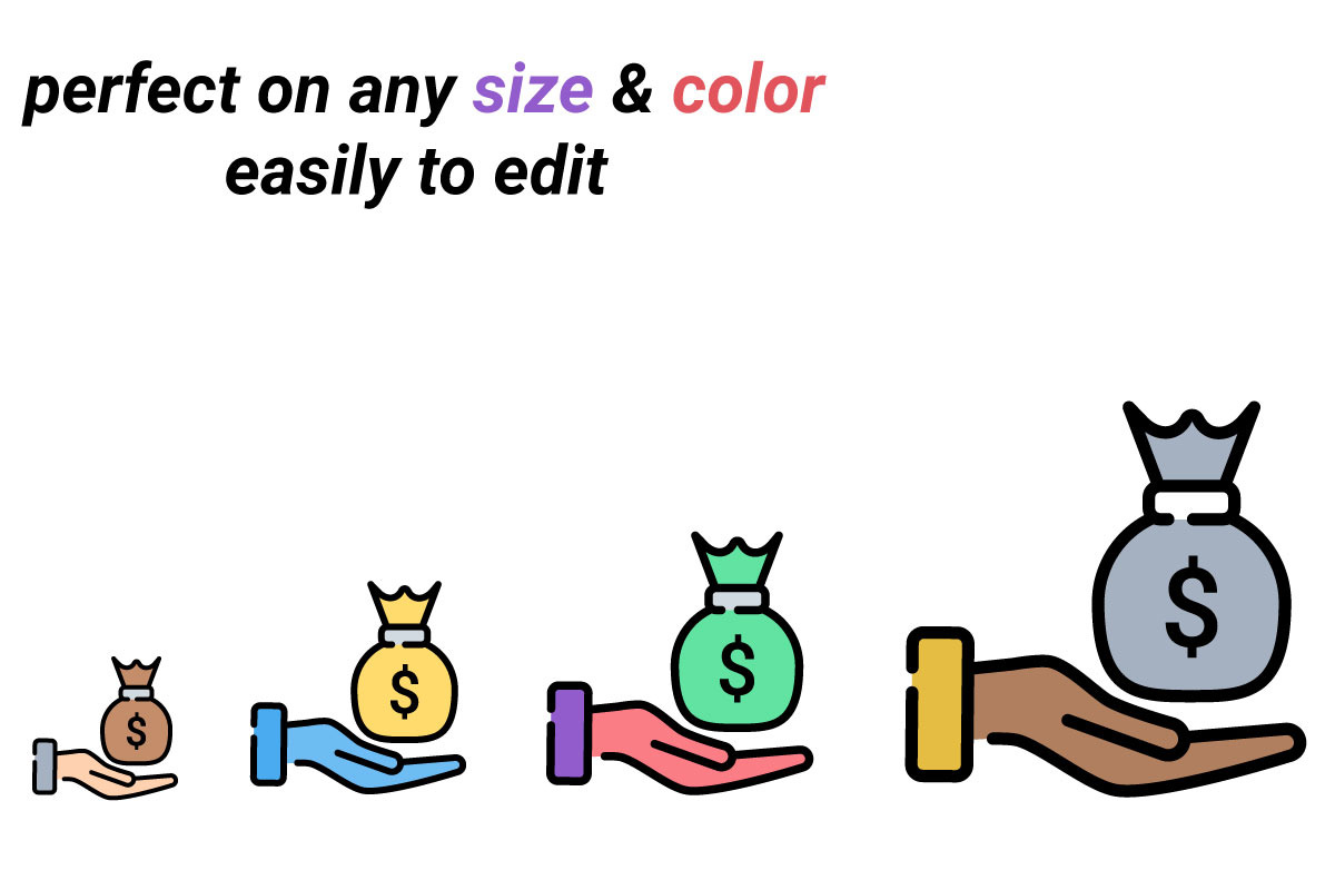 Banking & Finance thin, an Icon by Color Cubes (Photo 2 of 5)