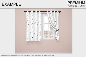 Curtains & Pillows Set