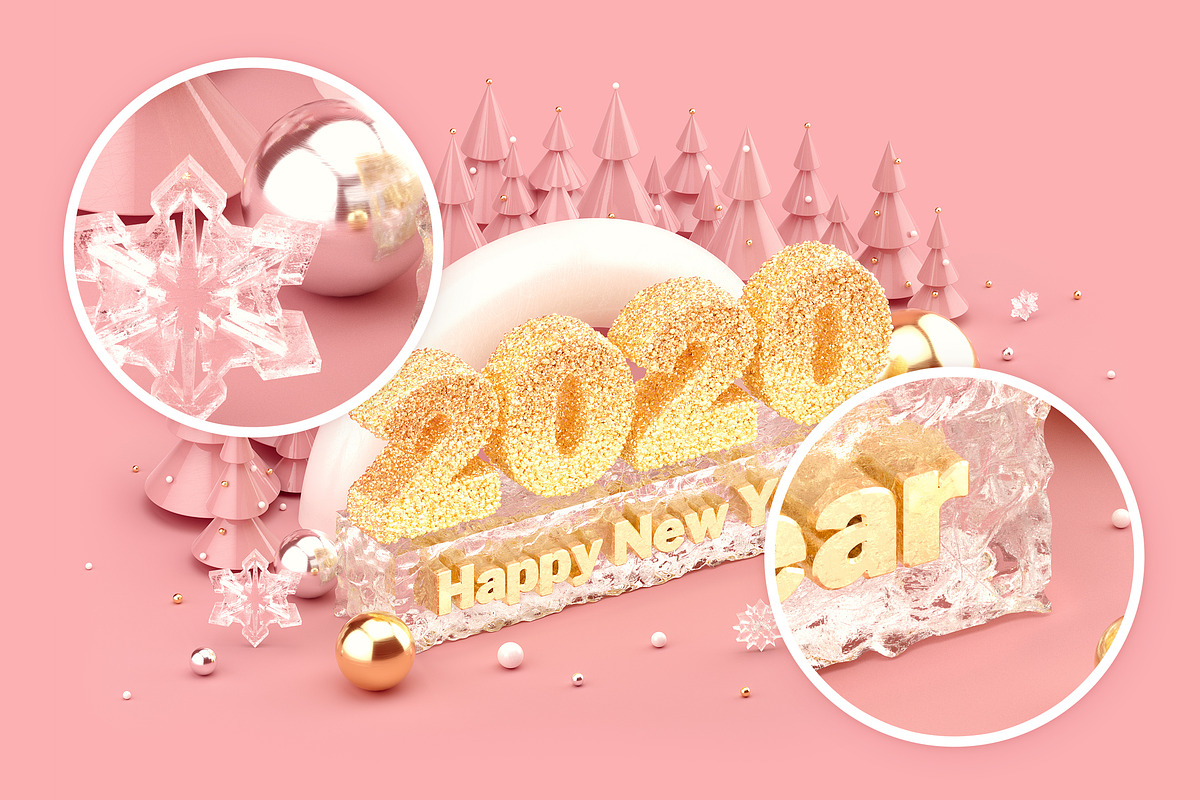 Christmas Scene Creator, a Decorative Illustration by Mockups & Illustrations (Photo 3 of 16)