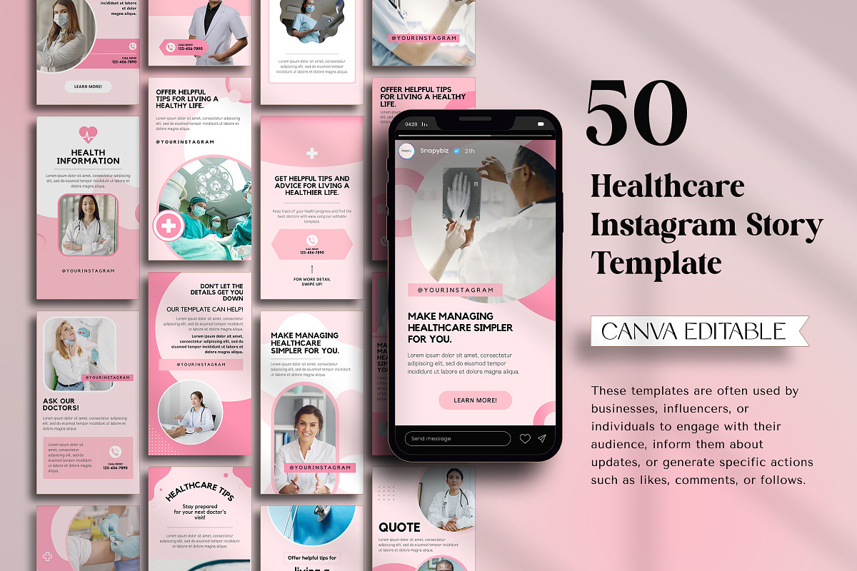 Healthcare Instagram Story Template preview 8