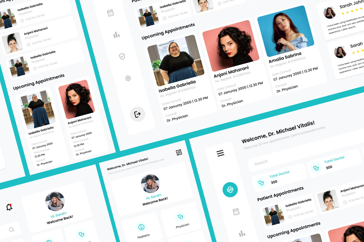 LifeCare - Doctor Dashboard, an UI Kit Template by twinstd (Photo 5 of 5)