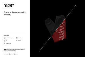 MOKITUP: Folded Sweats 02 Mockup