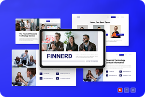 Financial Technology Powerpoint, a Presentation Template by Annora Studio