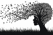 Tree Woman Laser Cut Bundle, a Graphic by balal (Thumbnail 2 of 11)