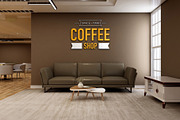 Cafe & Office Scene Wall Logo Mockup, an Advertising Mockup by Ayy (Thumbnail 7 of 18)