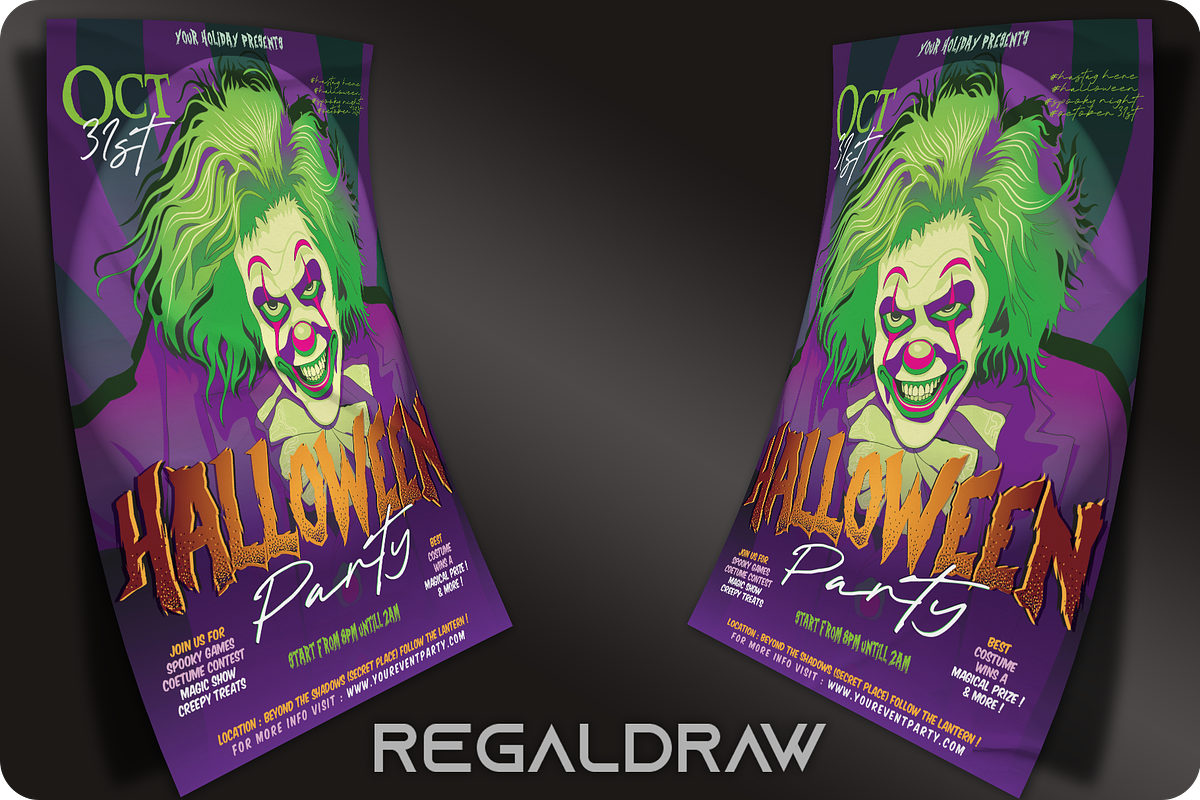 Clown show, Halloween Party session, a Person Illustration by regalDRAW (Photo 2 of 3)