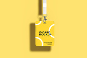 ID Card Mockup, a Product Mockup by FathirMarz (Thumbnail 2 of 10)