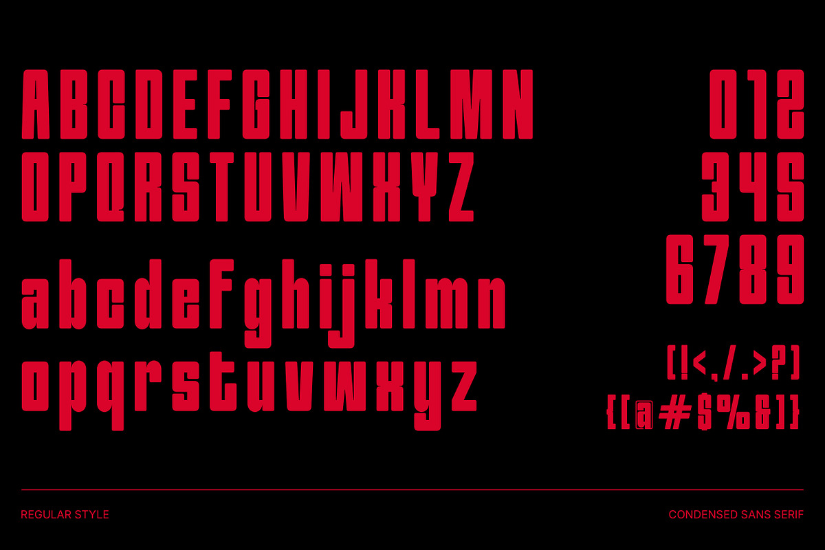 Quante Condensed | Bold Sans Serif, a Sans Serif Font by Mahesans Co (Photo 7 of 10)