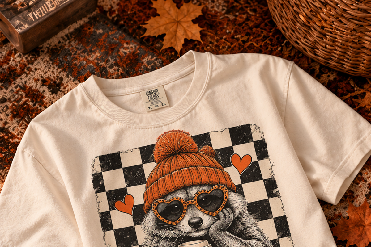 Fall Raccoon 16 PNG Cute Designs, an Animal Illustration by ElDesignState (Photo 8 of 21)