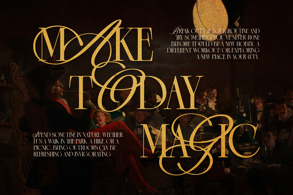 Black Saphire - Hybrid Serif, a Serif Font by Krismagraph (Photo 4 of 14)