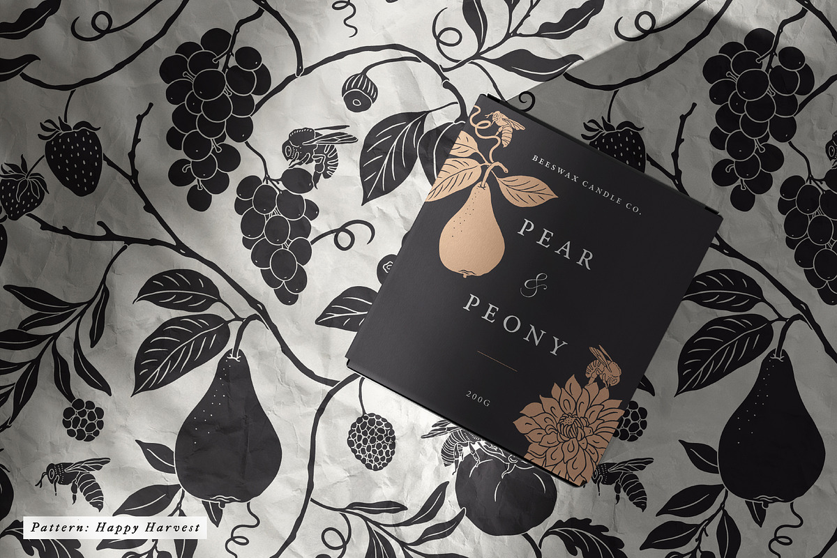 Shadow Garden Vector Collection, a Decorative Illustration by rouxsupplyco (Photo 16 of 17)