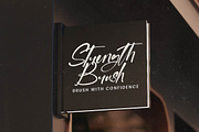 Mentally Positives Bold Brush Font, a Script Font by stylishtype.co (Thumbnail 9 of 20)