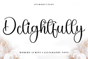 Delightfully, a Handwritten Font by FreshTypeINK (Thumbnail 1 of 8)