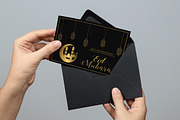Eid Mubarak Greeting Card - V03, a Card Template by Rimana_Templatehive (Thumbnail 1 of 3)