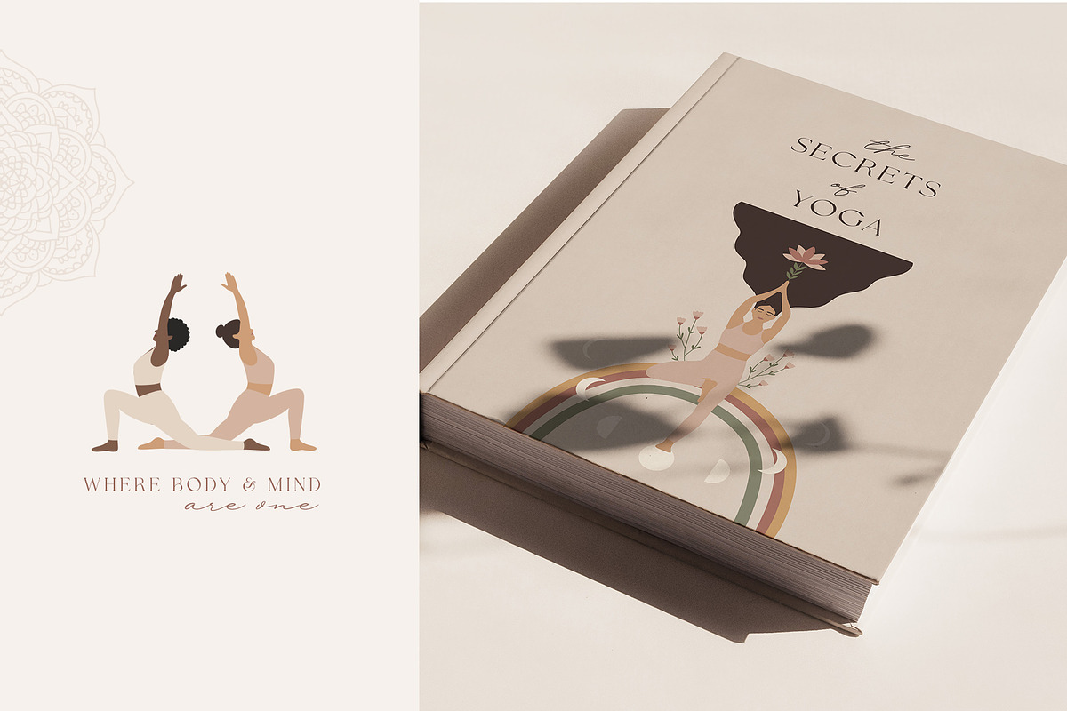 YOGA woman collection, a Healthcare Illustration by Alisovna (Photo 17 of 18)