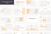 Peach presentation template, a Presentation Template by KaluginaWEB (Thumbnail 2 of 12)