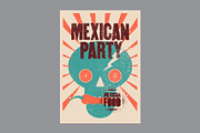 Mexican Party vector poster set., a Food Illustration by PoPaShop (Thumbnail 4 of 9)