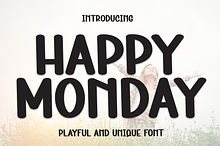 Happy Monday | Script Font