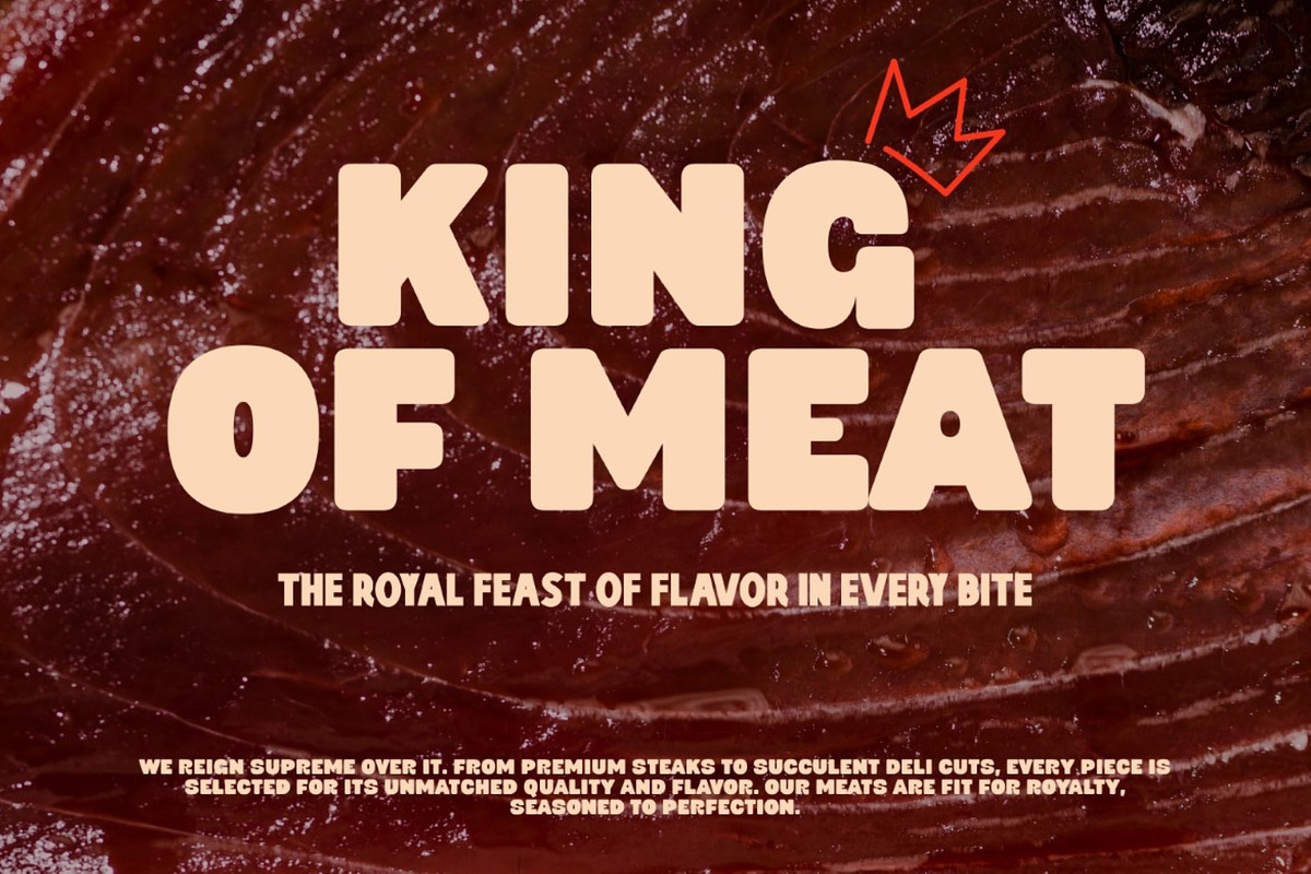 Super Meaty - Retro Bold Display Fon, a Sans Serif Font by Studio Moara (Photo 6 of 9)