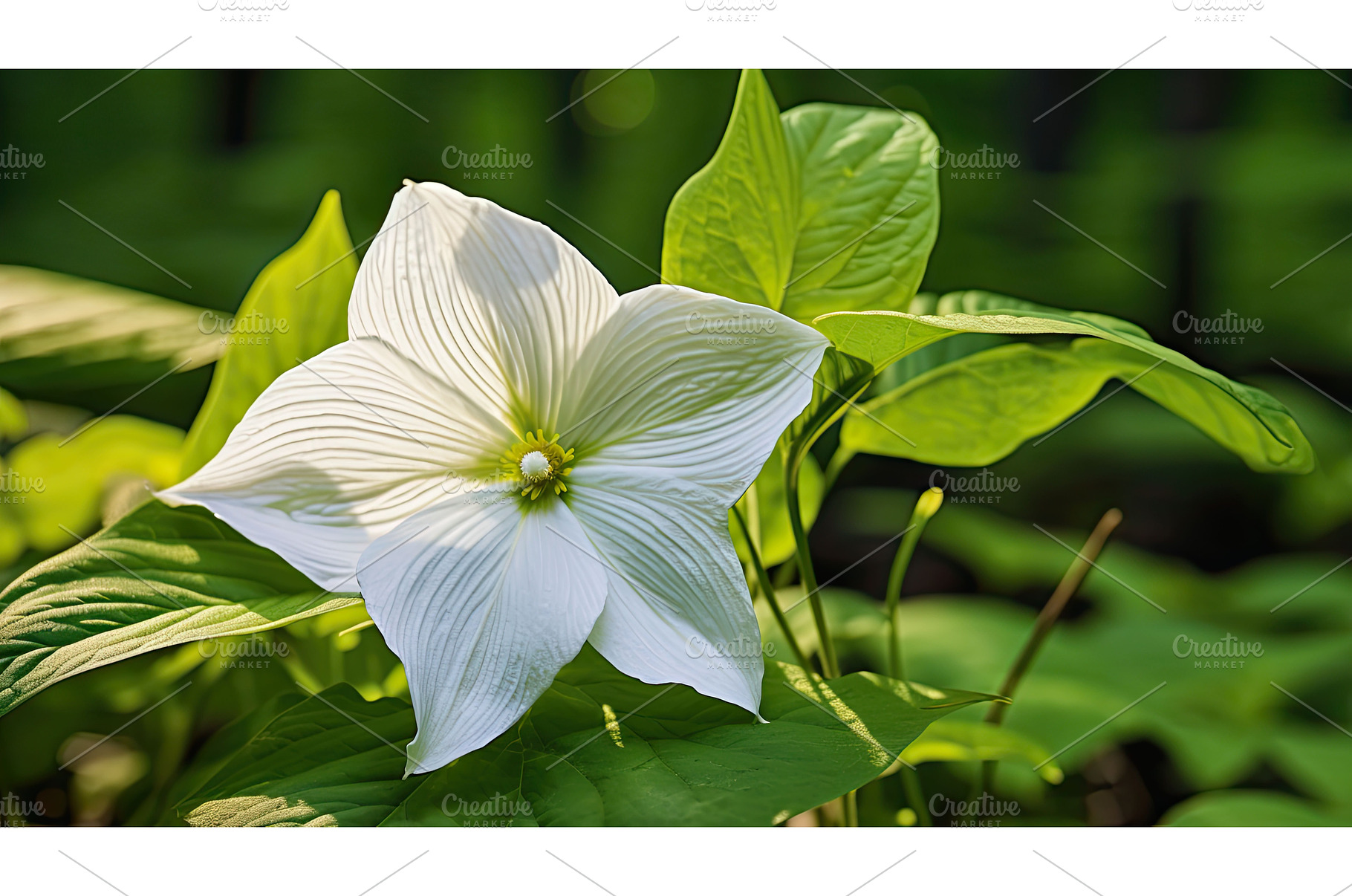 petals trillium flower ai generated, a Nature Photo by pikepicture