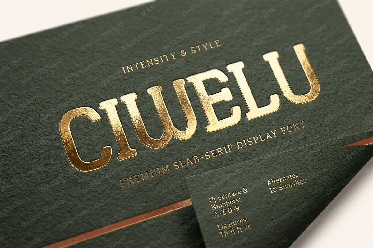 Ciwelu | A Sophisticated Serif, a Serif Font by Astuti Studio (Photo 11 of 25)