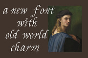 Old World Ink, a drawn medieval font, a Script Font by Eryn Rose Design (Thumbnail 7 of 12)