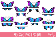 Layered Butterflies Bundle, an Object Graphic by Anastasia Feya (Thumbnail 9 of 10)