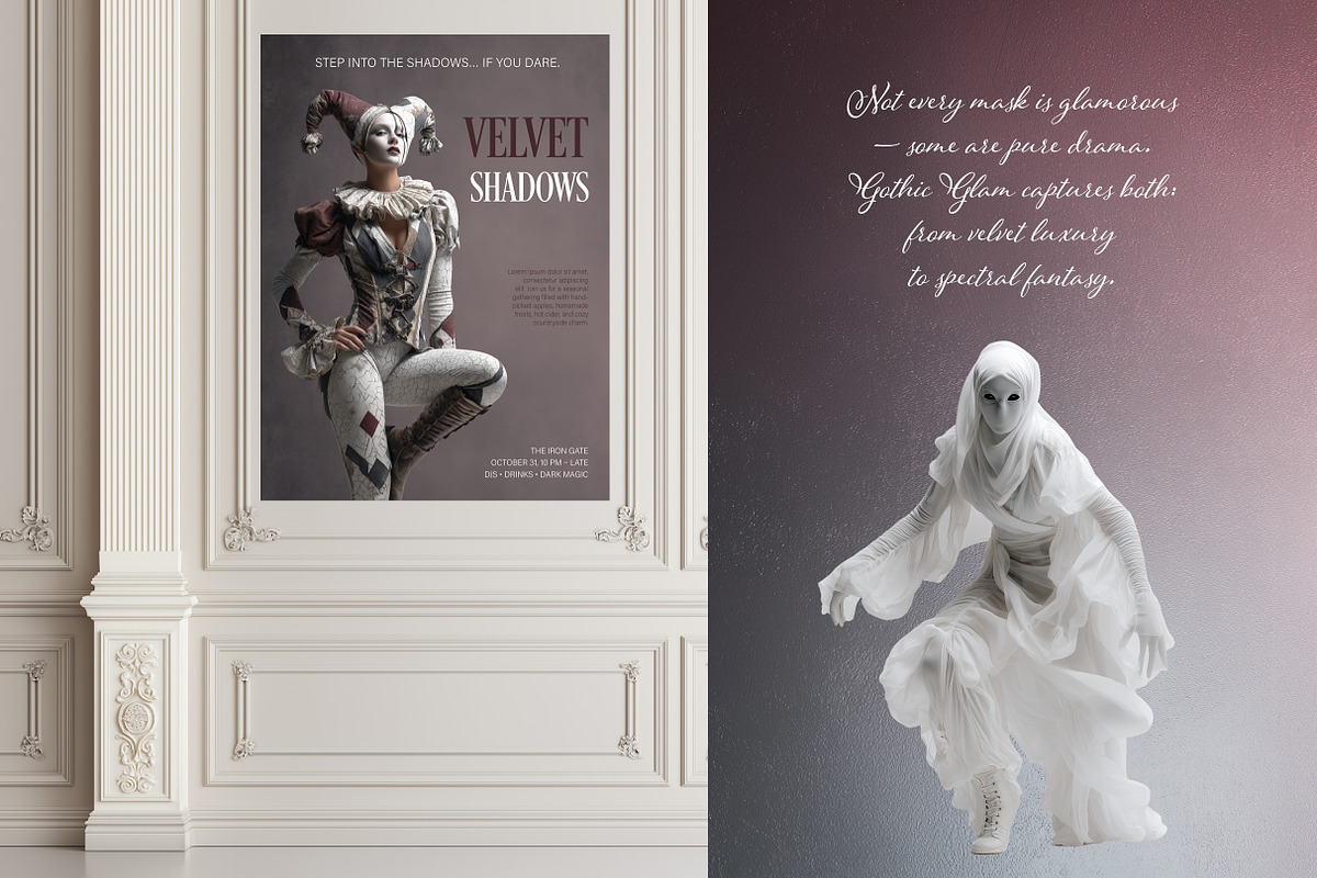 Gothic Glam – Halloween Collage Pack, an Object Graphic by R-studio (Photo 10 of 11)