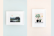 8x10 Framed Art Mockups (White), a Print Template by Nicole Cicak (Thumbnail 3 of 3)