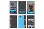Konnect - Social Media Mobile App, an UI Kit Template by themelove (Thumbnail 7 of 9)