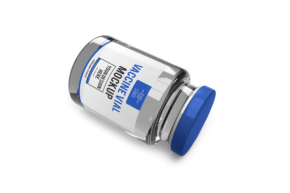 Vaccine Vial Mockup Template Set, a Packaging Mockup by DesignRushMarket (Photo 11 of 11)