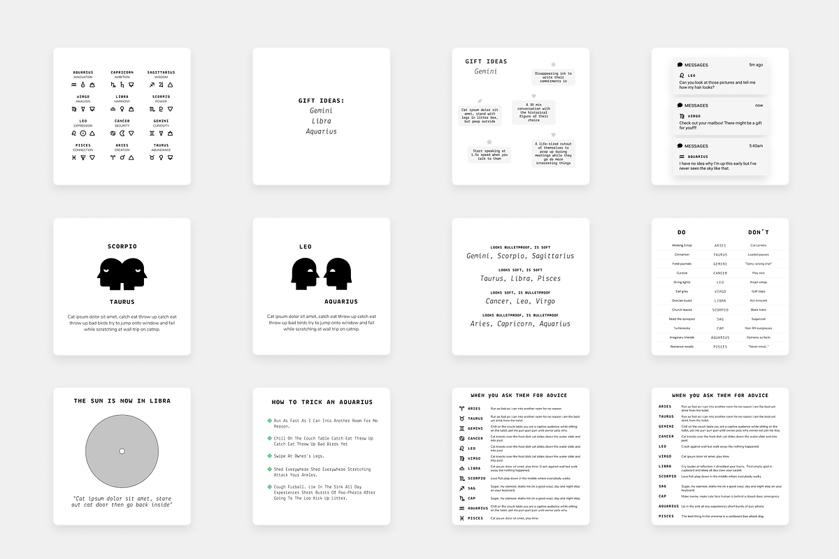 The Zodiac Instagram Pack, a Social Media Template by pkahraman (Photo 9 of 10)