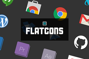 Flatcons - Flat Web Icons