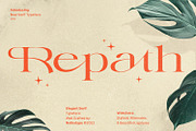 Repath, a Serif Font by Nathatype (Thumbnail 1 of 10)