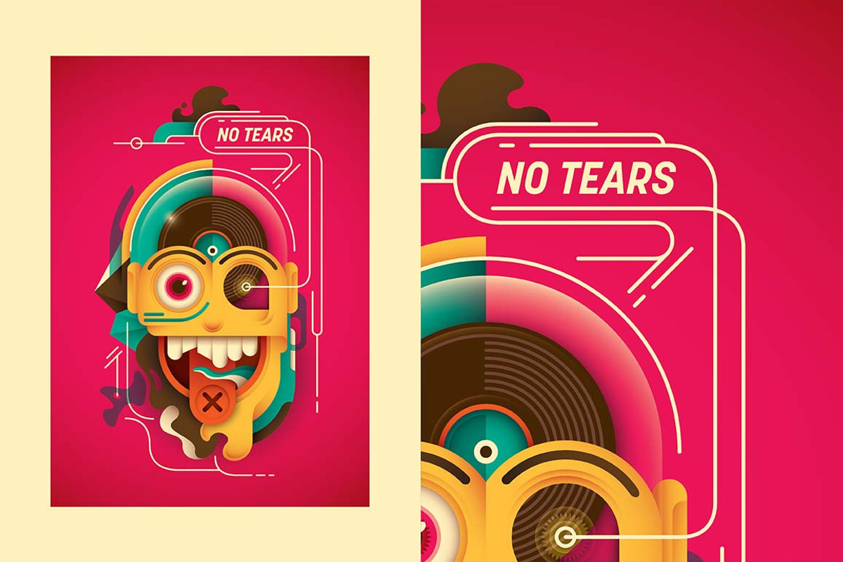 Conceptual psychedelic posters, an Illustration by Radoman (Photo 6 of 7)