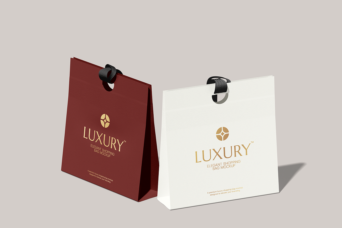 Luxury Shopping Bag Mockup, a Product Mockup by Bartama Graphic (Photo 2 of 4)