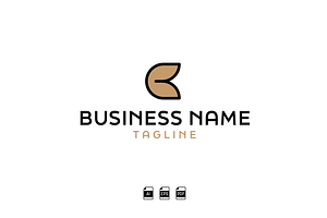 Simple Letter C or Cookie Logo