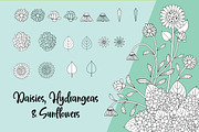 Floral Brushes|for Illustrator, a Brush Add-On by Karen J (Thumbnail 2 of 6)