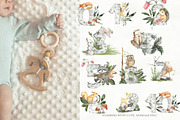 Woodland animal watercolor set, an Animal Illustration by Love Watercolor Store (Thumbnail 7 of 15)