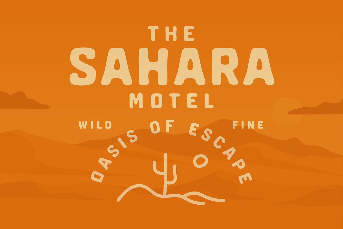 Dustico – A Bold Desert Typeface, a Handwritten Font by Panatype™ Studio (Photo 2 of 8)
