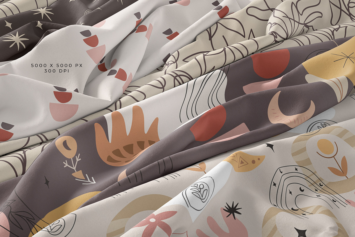Boho Woman Clipart - Abstract & Line, an Illustration by Velliniki (Photo 13 of 14)