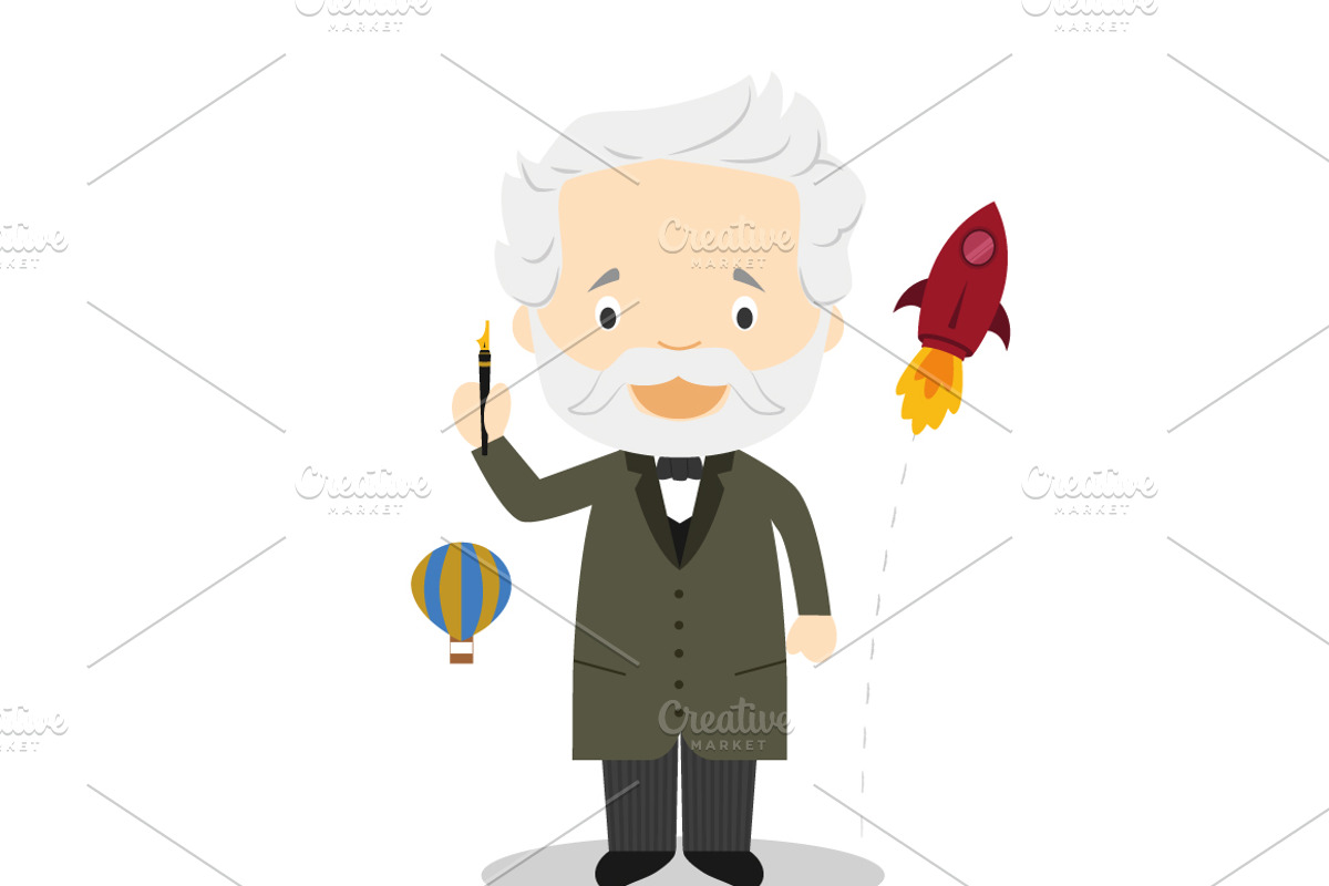 26 Great Writers of History, an Education Illustration by asantosg (Photo 9 of 10)