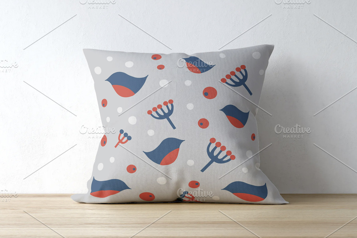 Winter Patterns Set, a Decorative Illustration by DikayaMiau (Photo 3 of 10)