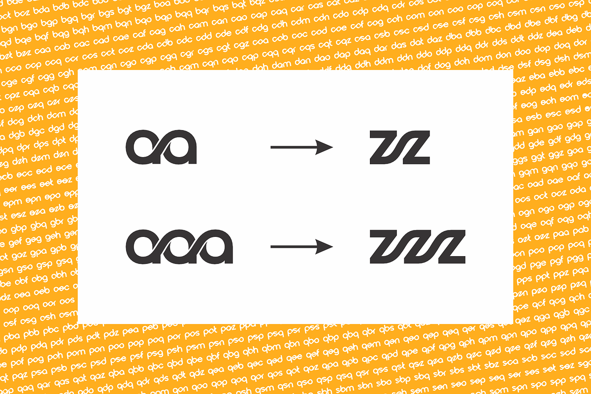 iBrand Ligature - Logo Font, a Font by LoneArmy (Photo 7 of 9)