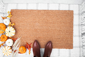 Fall Doormat Mockup