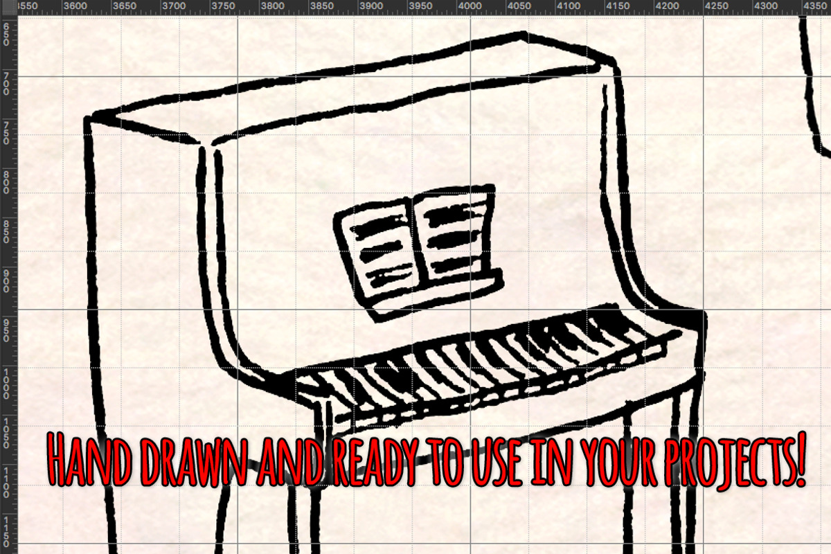 70+ Musical Vector Graphics Kit, an Education Illustration by Violet LeBeaux (Photo 3 of 3)