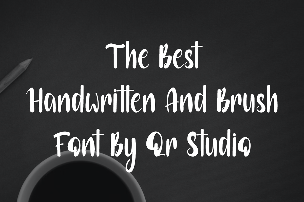 Anthasena Fortepuire, a Handwritten Font by QR Design Studio (Photo 3 of 6)